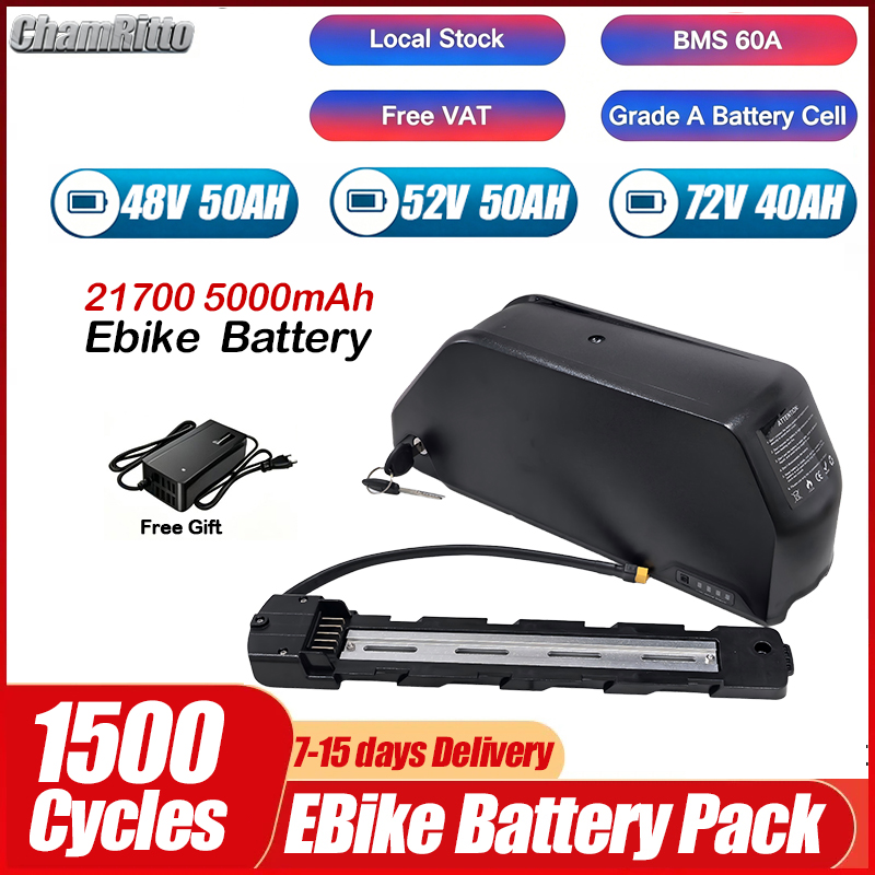 Electric Bicycle Battery 72V 30Ah - Electric bicycle 36v 48v 52v 25ah