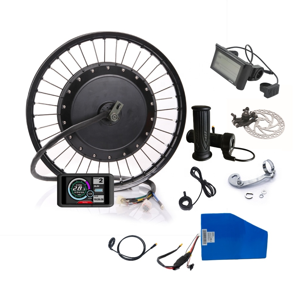 72V 5000W Hub Motor Kit - Big Torque Electric Bicycle Bike Conversion