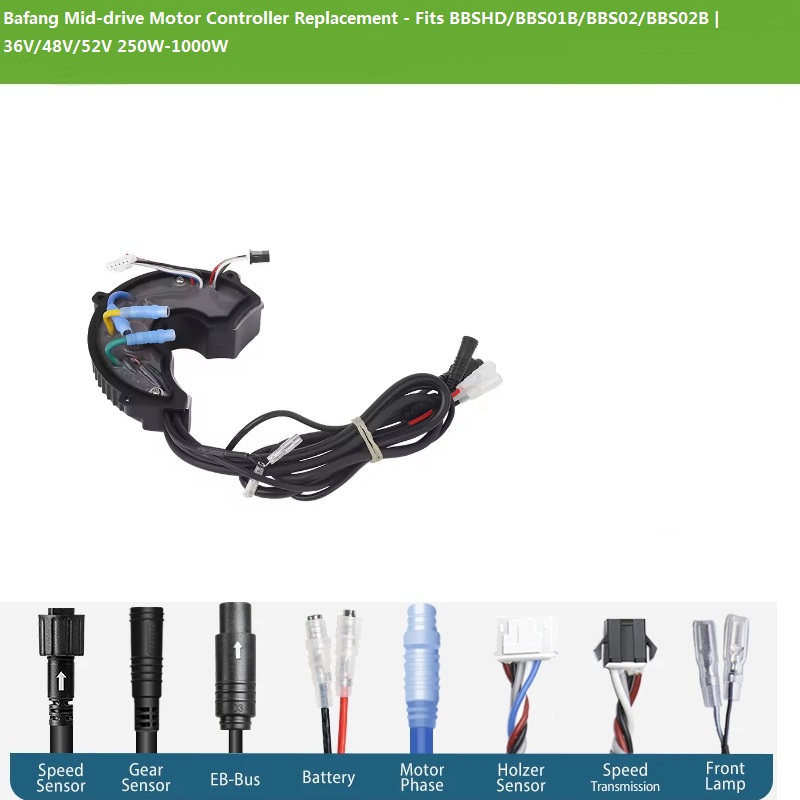 Mid Drive Motor Kit 52V 1000W - Bafang Mid-drive Motor Controller Replacement -