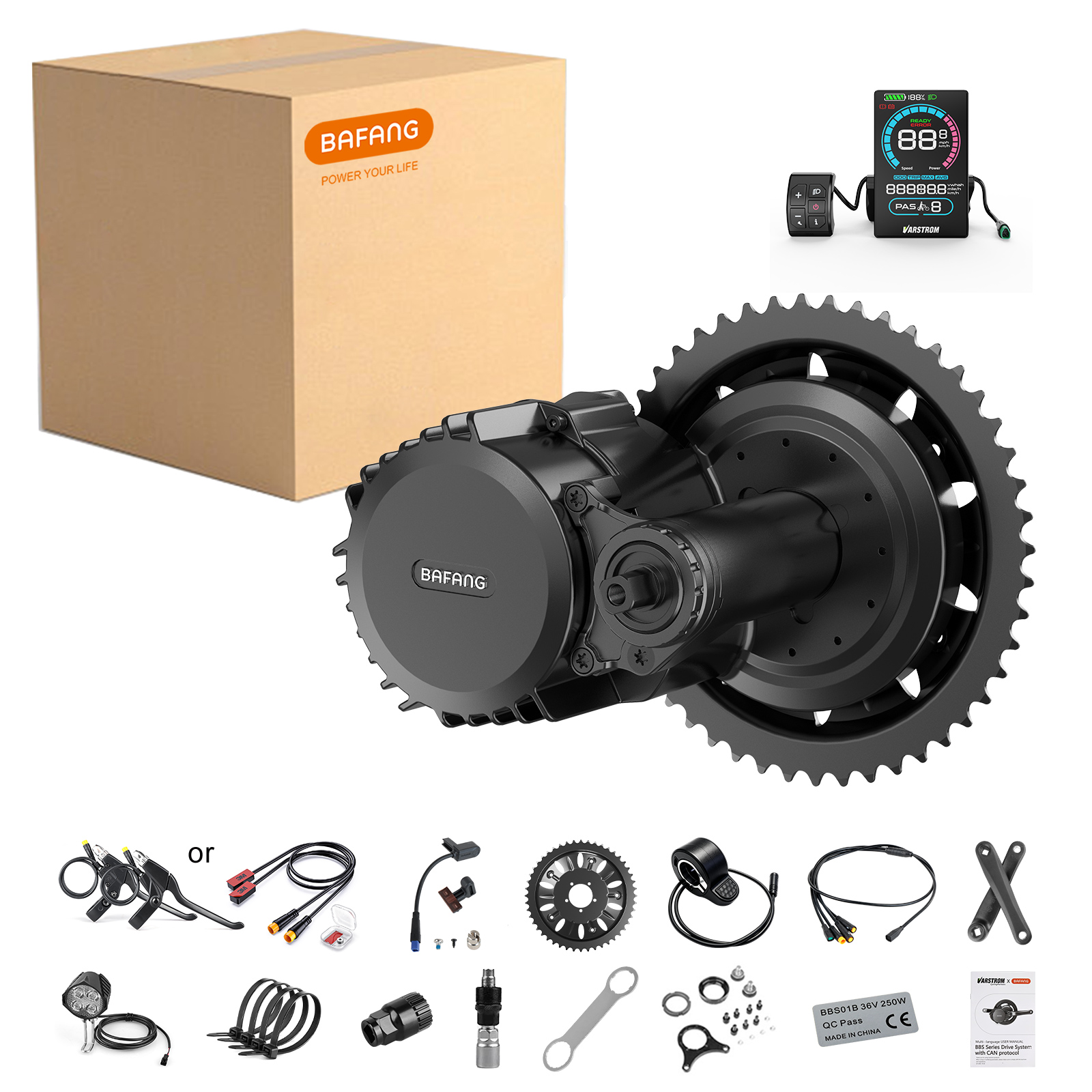 Bafang Bbshd 1000W Conversion Kit - Bafang 48V 52V 1000W CAN Motor