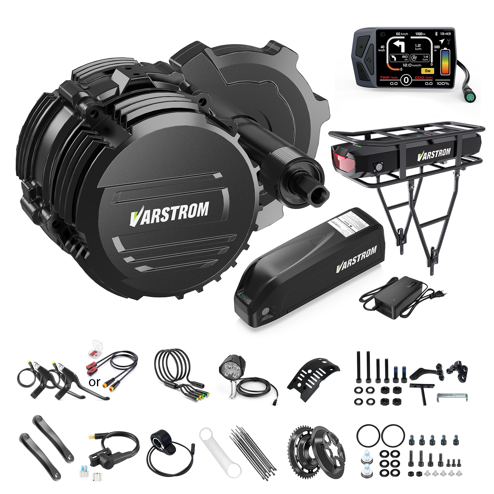 Tongsheng Tsdz2B Mid Drive Motor - [US STOCK] Varstrom 48V500W 750W Mid