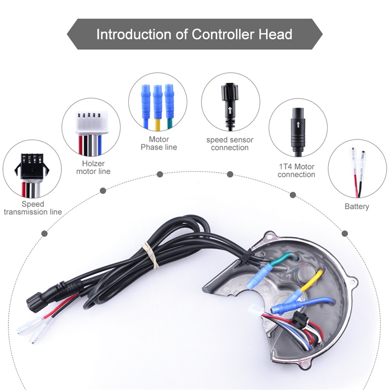 Bafang Bbs02B 48V 750W Mid Drive Kit - Bafang Mid Drive Motor Replacement Controller,