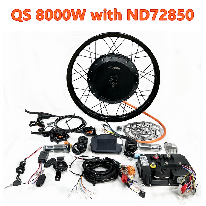 72V 5000W Hub Motor Kit - QS273 40H V3 Peak 8000W 150mm