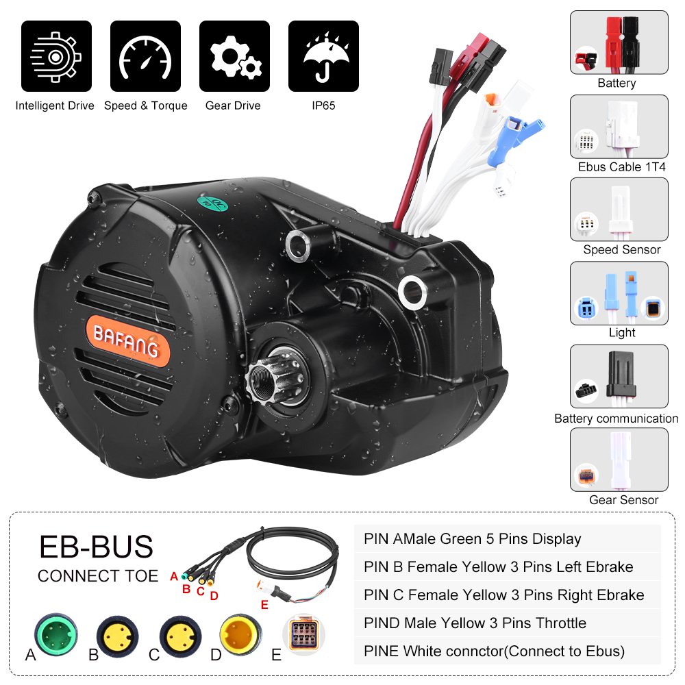 Bafang M620 G510 1000W Mid Dri - Mid Drive Motor Kit 52V 1000W recension och pris
