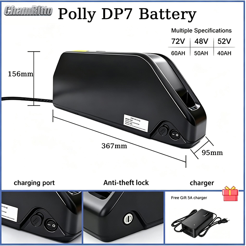 Hailong ebike battery 52v 36v  - Ebike Battery 48V 20Ah Hailong recension och pris