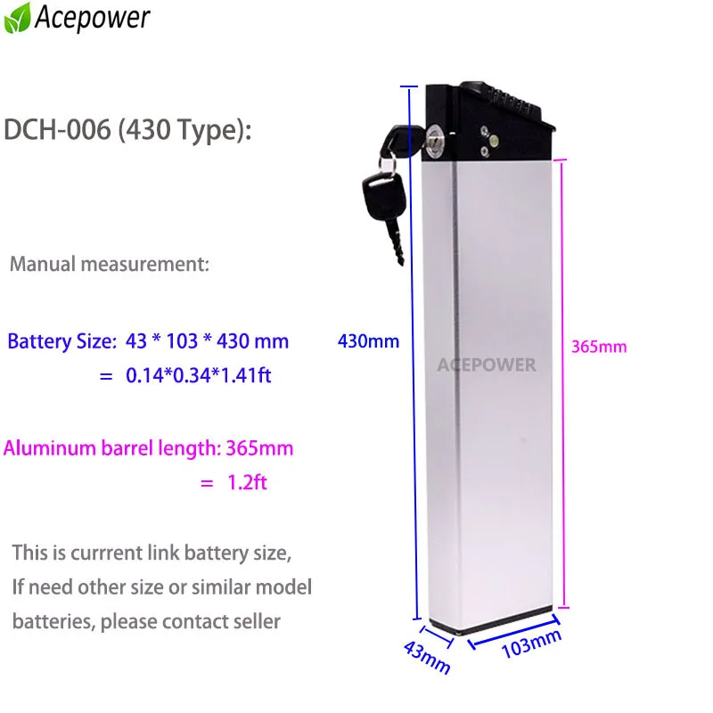 LAFLY X3 X5 JINGHMA R7 R5 Ebik - Ebike Battery 48V 20Ah Hailong recension och pris