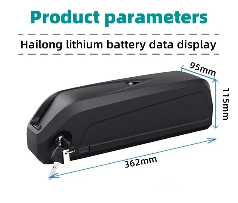 Multi-Size Ebike Battery Hailo - Ebike Battery 48V 20Ah Hailong recension och pris