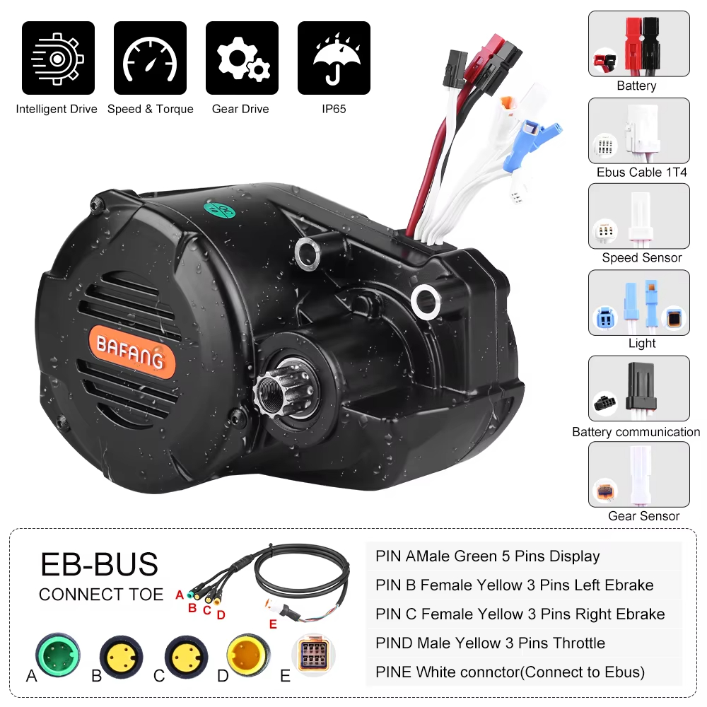 Bafang M620 G510 48V 52V 1000W - Mid Drive Motor Kit 52V 1000W recension och pris