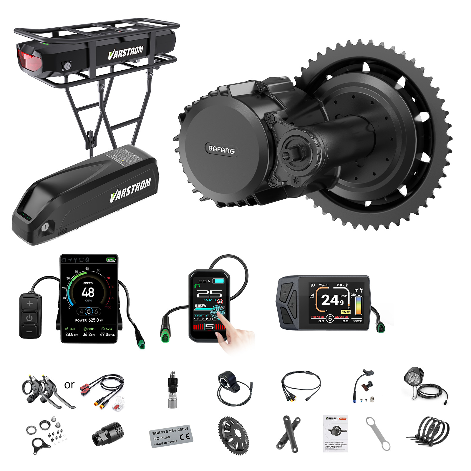 [US Shipping] Bafang Motor 750 - Bafang Bbs02B 48V 750W Mid Drive Kit recension och pris