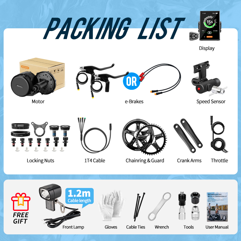 Bafang UART Mid Drive Motor 75 - Bafang Bbs02B 48V 750W Mid Drive Kit recension och pris