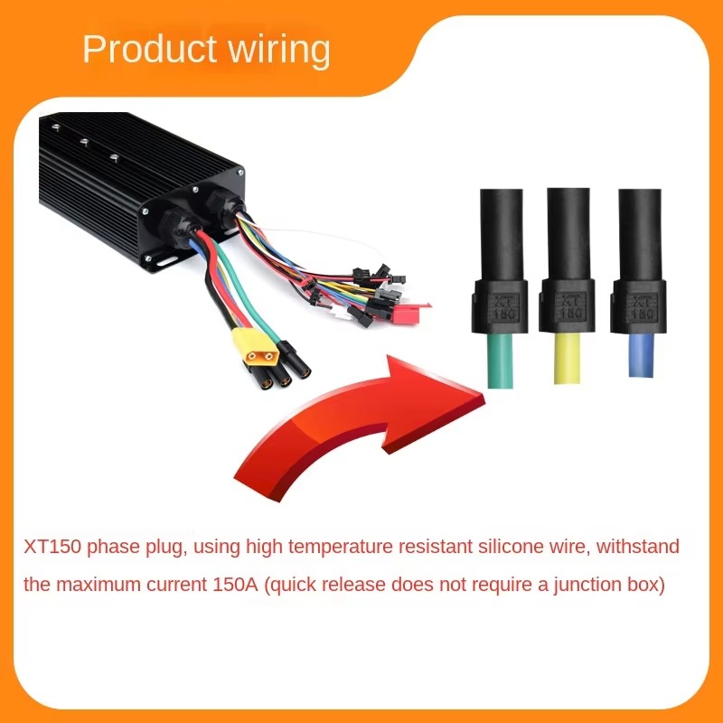 3000W 5000w Electric Vehicle C - Sine Wave Controller 48V 72V 80A recension och pris