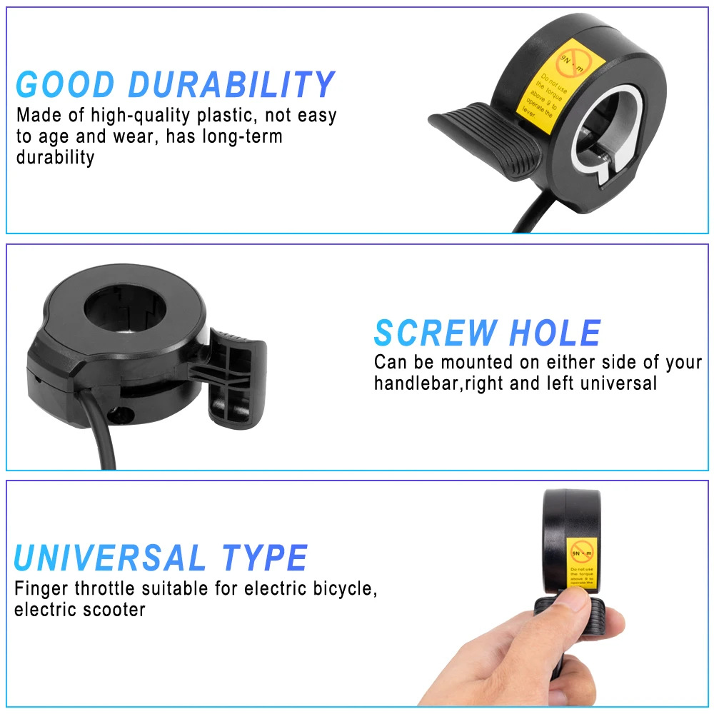 Ebike Thumb Throttle 130X for  - Bafang Bbshd 1000W Conversion Kit recension och pris