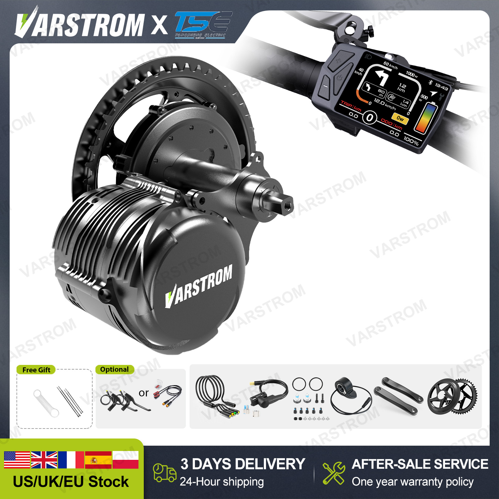 [US 3 Days Fast delivery] Tong - Tongsheng Tsdz2B Mid Drive Motor recension och pris