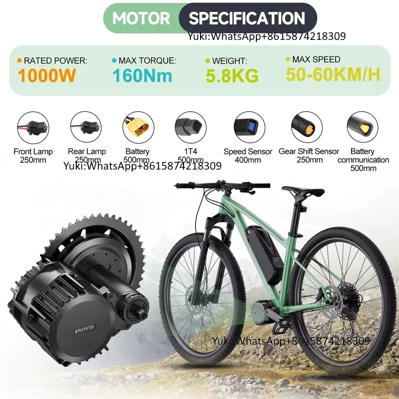Mid Drive Motor BBSHD 1000W 48 - Mid Drive Motor Kit 52V 1000W recension och pris