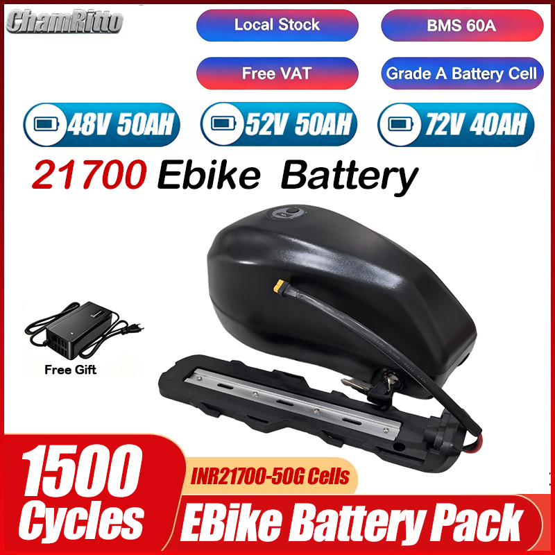 48V 72V 52V 60V ebike Fuel Tan - Electric Bicycle Battery 72V 30Ah recension och pris