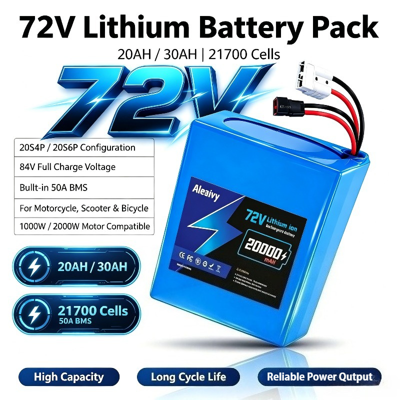 72V Battery 20S4P 20AH 20S6P 3 - Electric Bicycle Battery 72V 30Ah recension och pris