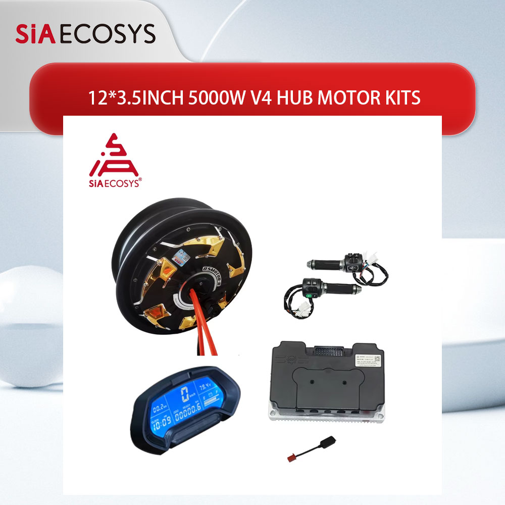 QS Motor 12*3.5inch 5000W V4 7 - 72V 5000W Hub Motor Kit recension och pris