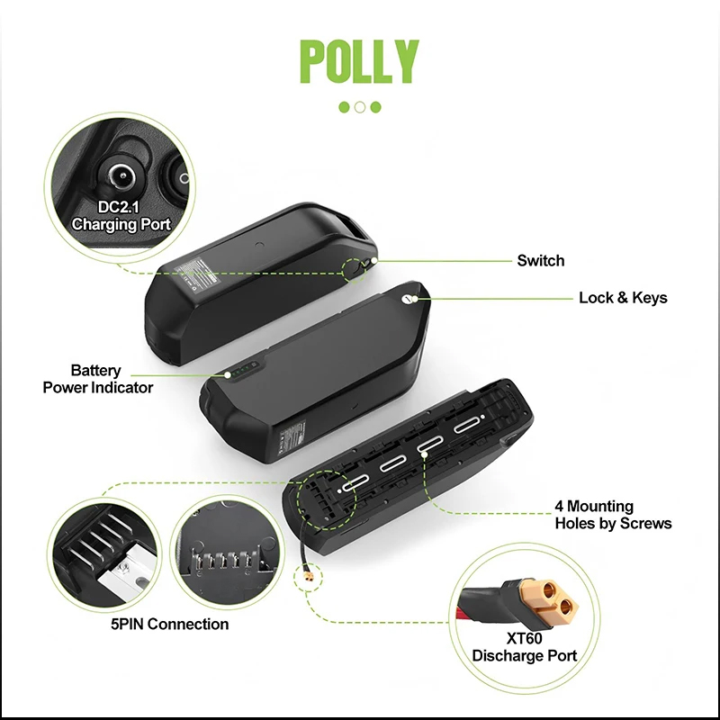 52v50ah Hailong Polly 48V 60V  - Electric Bicycle Battery 72V 30Ah recension och pris