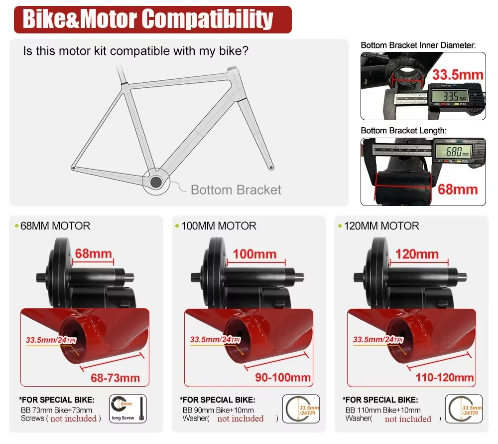 BAFANG 1000W BBSHD Mid Drive M - Mid Drive Motor Kit 52V 1000W recension och pris