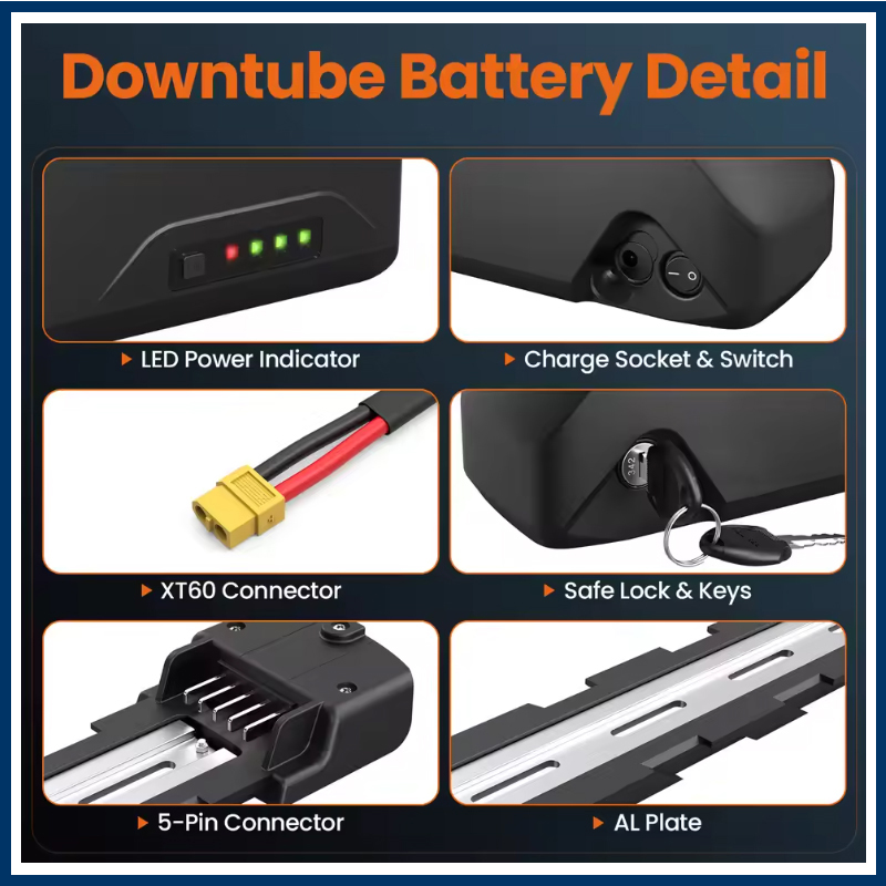 36V 48V 52V 60V 72V 2000W cham - Electric Bicycle Battery 72V 30Ah recension och pris