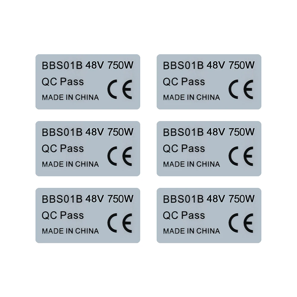 6pcs 36V 250W 48V 750W Sticker - Bafang Bbs02B 48V 750W Mid Drive Kit recension och pris