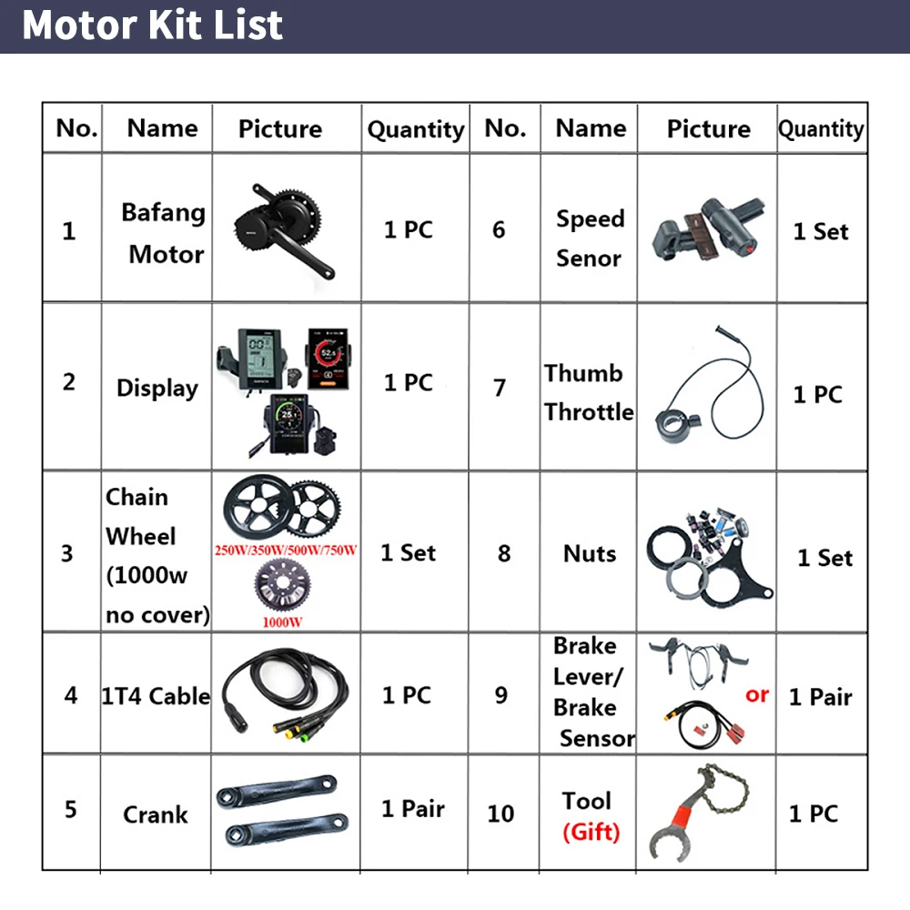 Bafang BBSHD 1000W  48V 68mm M - Bafang Bbshd 1000W Conversion Kit recension och pris