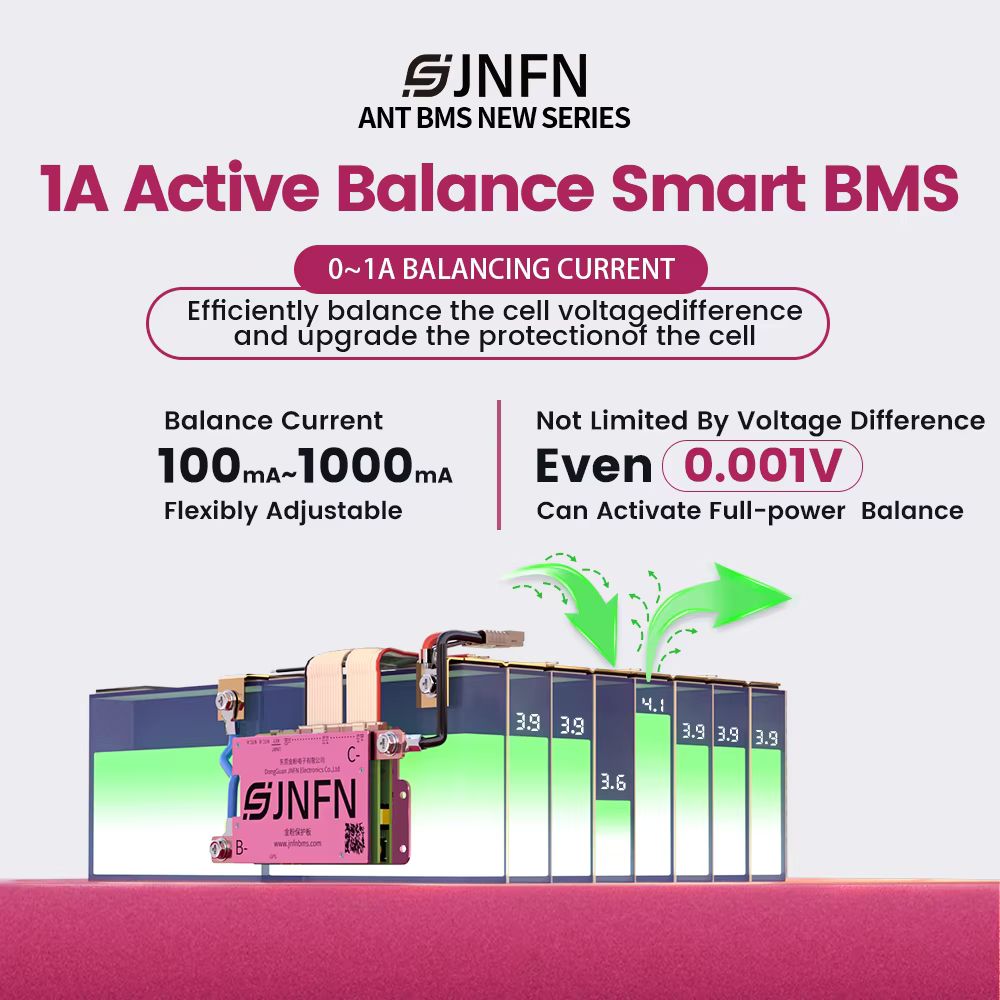 ANT BMS 1A Active Balance Lith - Smart Bms 72V 20S 150A Bluetooth recension och pris